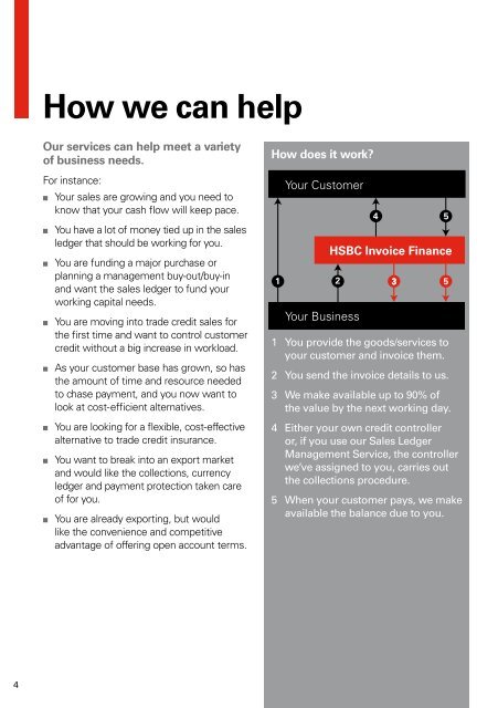 Invoice Finance Brochure (PDF) - Business banking - HSBC