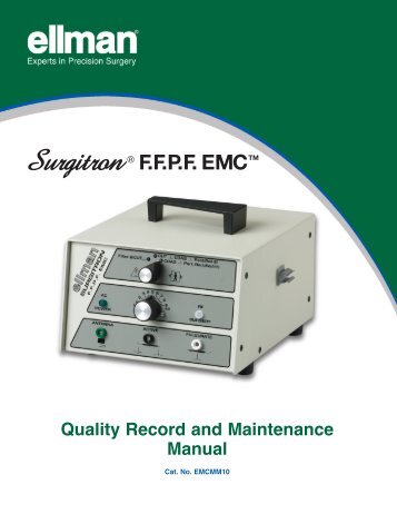 Surgitron® FFPF EMCTM - Ellman International