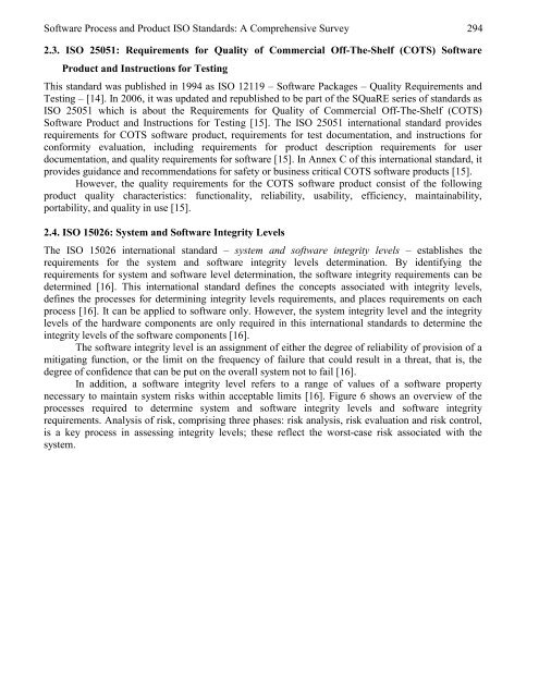 Software Process and Product ISO Standards - Dr. Rafa E. AL ...