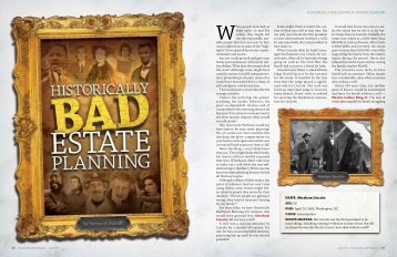 Historically Bad Estate Planning