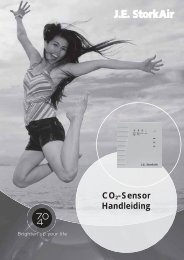 CO2-Sensor Handleiding - J.E. StorkAir