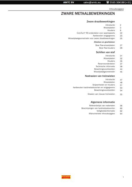 Zware metaalbewerkingen - A.M.T.C.
