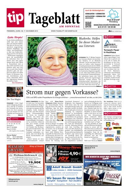 Strom nur gegen Vorkasse? - Pinneberger Tageblatt