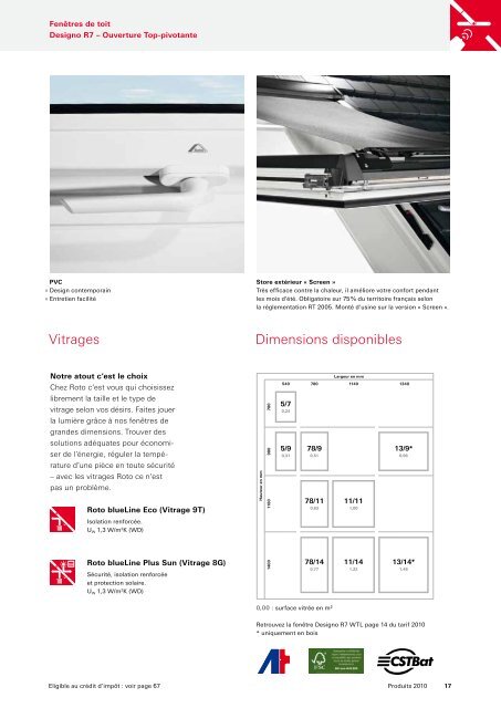 Catalogue Produits 2010 2 0 1 0 - La FenÃªtre de Toit - Roto