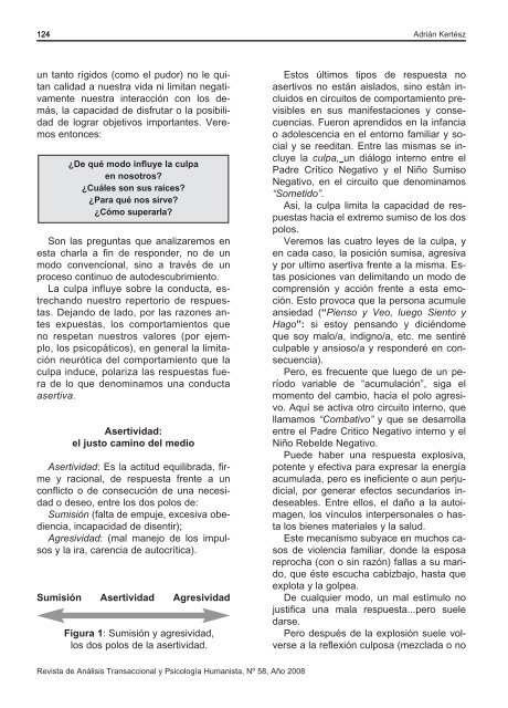 Revista de AnÃ¡lisis Transaccional y PsicologÃ­a Humanista - aespat