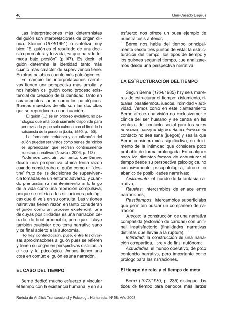 Revista de AnÃ¡lisis Transaccional y PsicologÃ­a Humanista - aespat