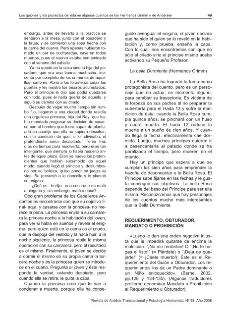 Revista de AnÃ¡lisis Transaccional y PsicologÃ­a Humanista - aespat