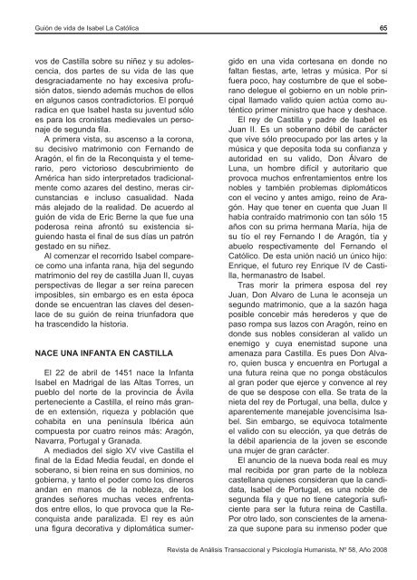 Revista de AnÃ¡lisis Transaccional y PsicologÃ­a Humanista - aespat