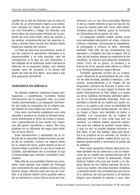 Revista de AnÃ¡lisis Transaccional y PsicologÃ­a Humanista - aespat