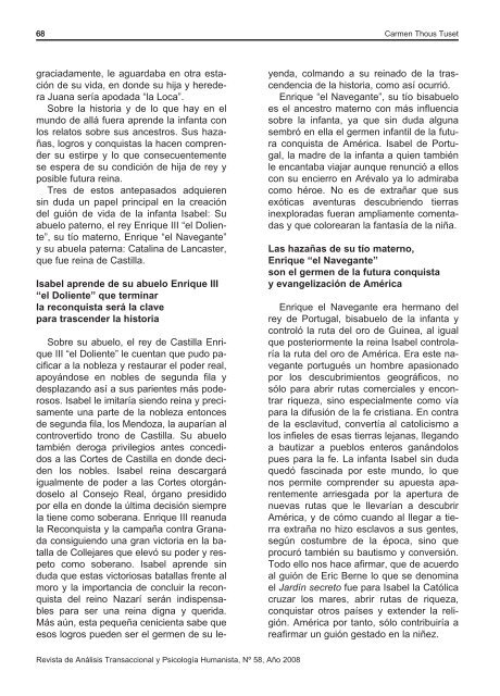 Revista de AnÃ¡lisis Transaccional y PsicologÃ­a Humanista - aespat