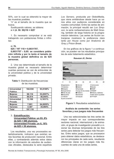 Revista de AnÃ¡lisis Transaccional y PsicologÃ­a Humanista - aespat