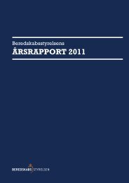 ÃRSRAPPORT 2011 - Beredskabsstyrelsen