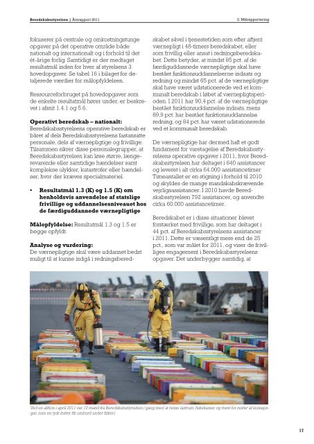 ÃRSRAPPORT 2011 - Beredskabsstyrelsen