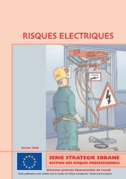 RISQUES ELECTRIQUES - UnitÃ© HygiÃ¨ne et Physiologie du Travail