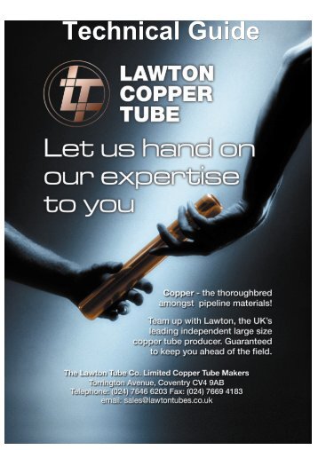 Lawton copper tube technical guide