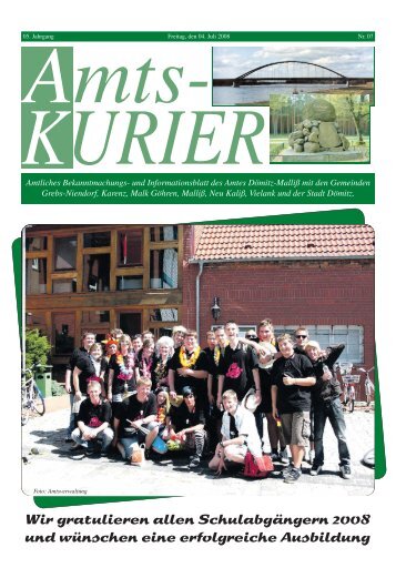 KURIER - Amt Dömitz-Malliß