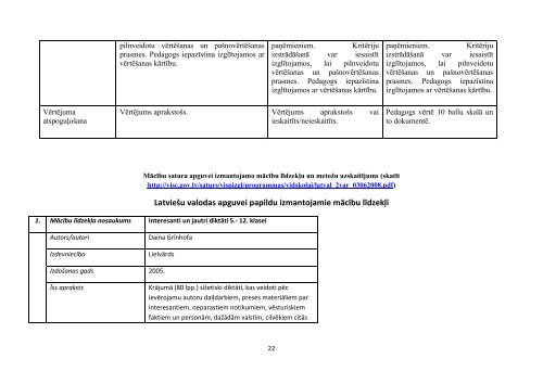 Projekta 1.aktivitÄte âValsts valodas programmu ... - bilingvals.lv