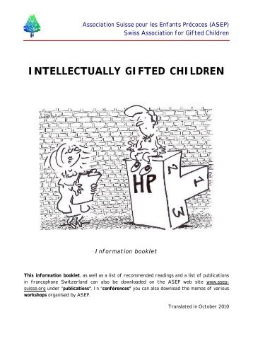 INTELLECTUALLY GIFTED CHILDREN - ASEP