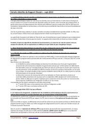 Résumé RAPPORT CHARPIN - Cythelia