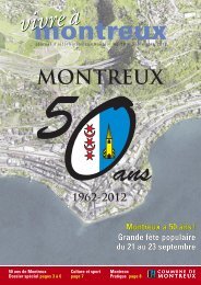 Montreux a 50 ans - Commune de Montreux