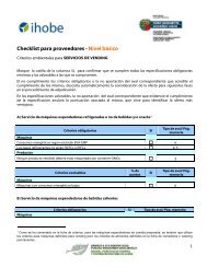 Checklist para proveedores - Nivel bÃ¡sico - Ihobe