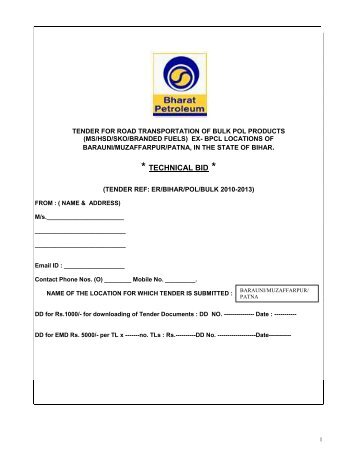 T000002429_FileName_POL TENDER ... - Bharat Petroleum