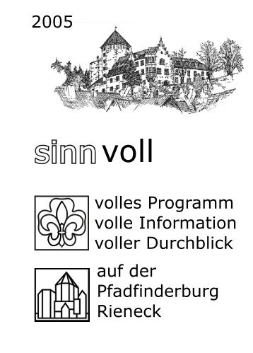 2005 volles Programm volle Information voller ... - Burg Rieneck
