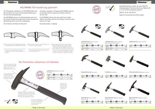 Der neue HOLTMANN-Werkzeugkatalog… Your strong partner for ...