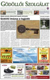 Gödöllő imázsa a legjobb - Gödöllői Szolgálat