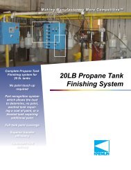 20LB Propane Tank Finishing System - Finishing Consultants