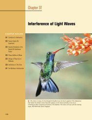 Chapter 37 Interference of Light Waves - ECHSPhysics
