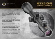 NEW CZ SCOPE GOLDMATCH 2.5-10 x 50 E, Reticle ... - Shop for CZ