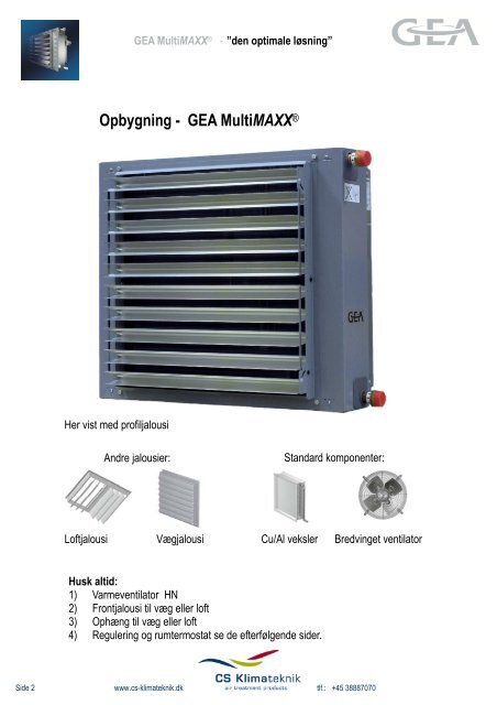 Download brochure - CS Klimateknik