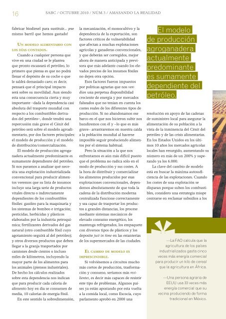 Descargar NÂº 3 de la revista SOBERANÃA ... - Plataforma Rural