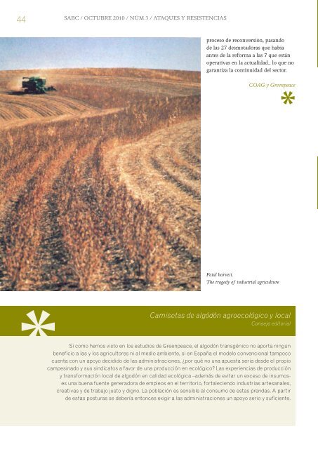 Descargar NÂº 3 de la revista SOBERANÃA ... - Plataforma Rural