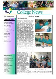 BSC News No1 V4.pdf - Brunswick Secondary College