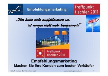 Vortrag Empfehlungsmarketing