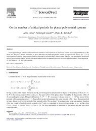 On the number of critical periods for planar polynomial ... - Unesp