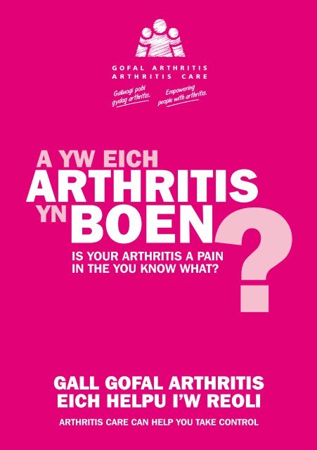 Information leaflet Welsh - Arthritis Care