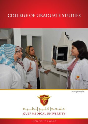COLLEGE OF GRADUATE STUDIES - Gulf Medical University