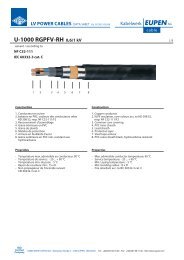 U-1000 RGPFV-RH 0,6/1 kV - kabelwerk eupen ag