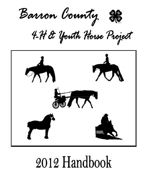 Barron County 4-H & Youth Horse Project By-Laws