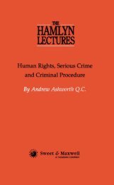 Human Rights, Serious Crime and Criminal Procedure - College of ...