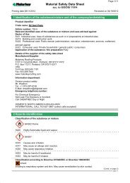 755-5 EZ-Seal Paste MSDS - Malarkey Roofing Products