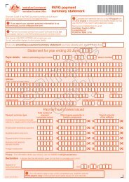 PAYG payment summary statement - Australian Taxation Office