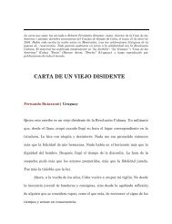 CARTA DE UN VIEJO DISIDENTE - Fernando Butazzoni