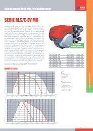 SERIE RLS/E-EV MX - produkte.riello-sachsen.de