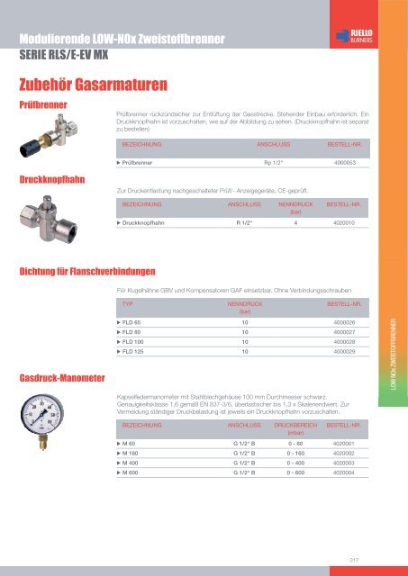 SERIE RLS/E-EV MX - produkte.riello-sachsen.de