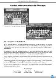 Stadionheft vom 02.09.2012 - FC 1922 Östringen eV