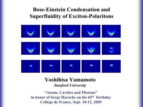 Bose-Einstein Condensation and Superfluidity of Exciton-Polaritons ...